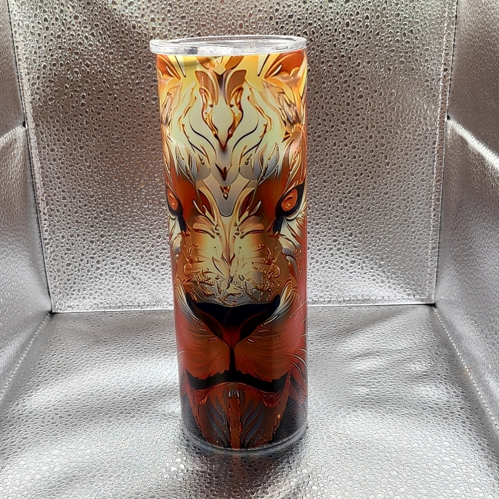 Lion 3D tumbler
